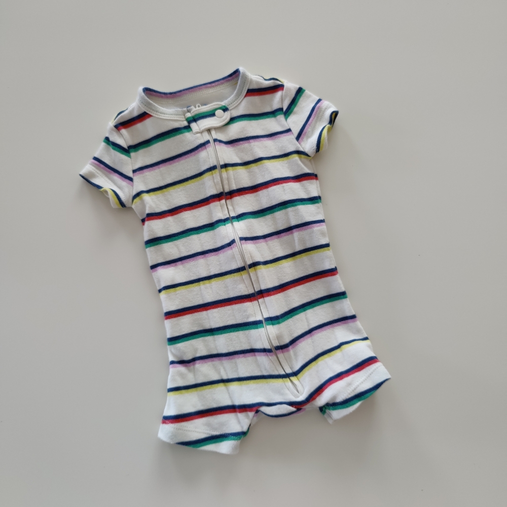 Striped Baby Romper